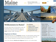 Tablet Screenshot of maine-usa-infos.com